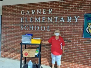 School Supplies donation by the WH Optimist Club