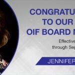 Congratulations to our newest OI Foundation Board member!